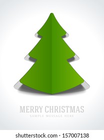 Christmas tree background. Vector illustration Eps 10.