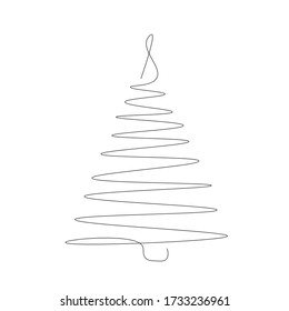 fondo de árbol de Navidad, ilustración vectorial