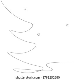 Christmas tree background. Vector illustration