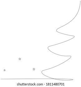 Christmas tree background, vector illustration
