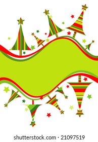 fondo de árbol de Navidad, ilustración vectorial