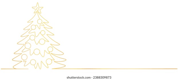 Weihnachtsbaumhintergrund, Vektorgrafik