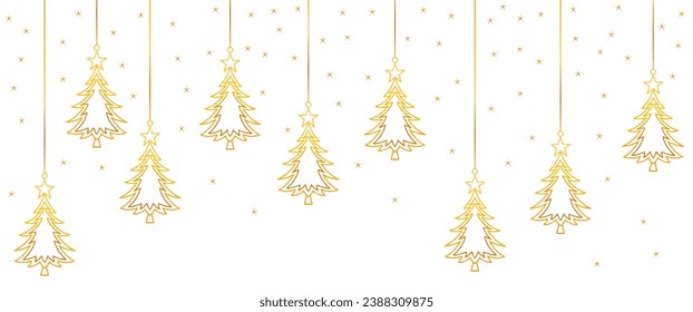 ilustración vectorial de fondo de árbol de Navidad
