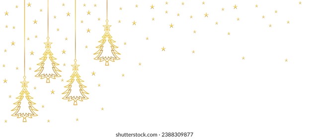 ilustración vectorial de fondo de árbol de Navidad