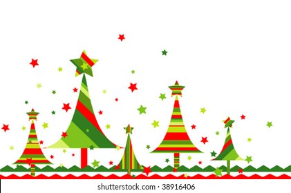 fondo de árbol de Navidad, ilustración vectorial