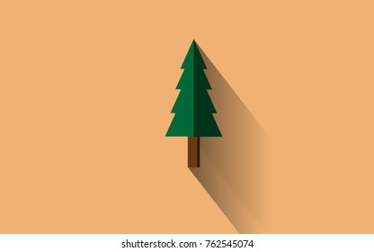 Christmas Tree Background. Vector Illustration. Design Concept For Placards, Banners, Presentations, Reports, Card And Wallpaper.Vector Illustration. Eps 10.