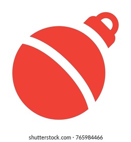 christmas tree ball icon