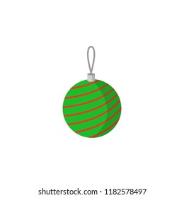 Christmas tree ball icon. Element of colored Christmas holiday icon for mobile concept and web apps. Thin line Christmas tree ball icon can be used for web and mobile