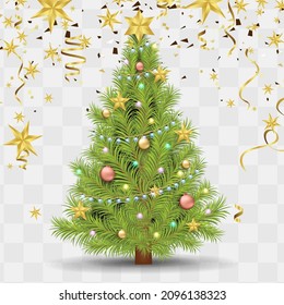Christmas Tree With balloons, simple and clean shopping day. SPECIAL OFFER Supper sale. shopping online. Happy new year