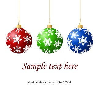 Christmas tree balls