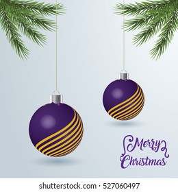 Christmas tree balls. 