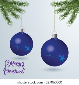 Christmas tree balls. 