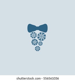 Christmas tree balls, icon