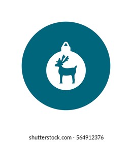 Christmas tree balls, icon