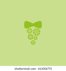 Christmas tree balls, icon