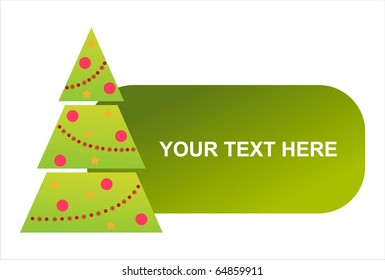 christmas tree banner