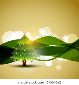 christmas tree beautiful design artwork