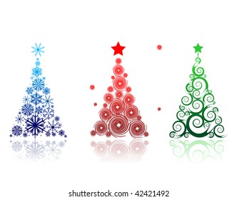 Christmas tree beautiful for your design