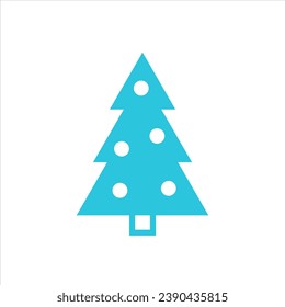 Christmas tree. From blue icon set.