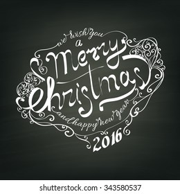 Christmas tree with bokeh background