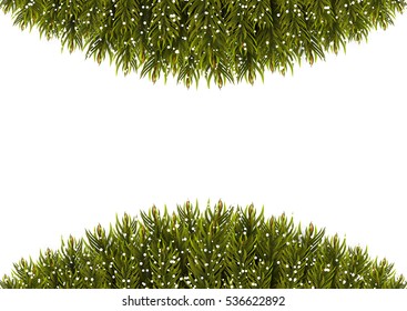 Christmas Tree Borders. Christmas background