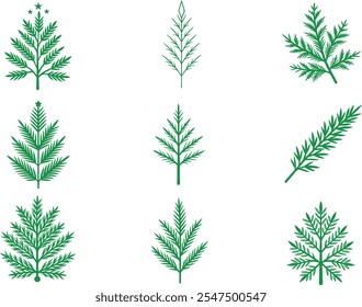 Weihnachtsbaumzweig mit Hintergrund