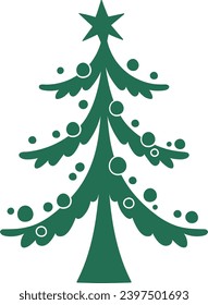 CHRISTMAS TREE Bundle, Tree Outline, Christmas Ornaments, Tree Christmas, Christmas ClipArt, Pine Tree ClipArt