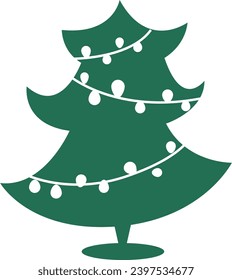 Paquete de ÁRBOL CHRISTMAS, Esquema de árbol, Ornamentos de Navidad, Navidad de árbol, Clip Art de Navidad, Clip de árbol de pino
