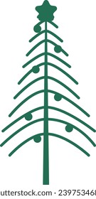 CHRISTMAS TREE Bundle, Tree Outline, Christmas Ornaments, Tree Christmas, Christmas ClipArt, Pine Tree ClipArt