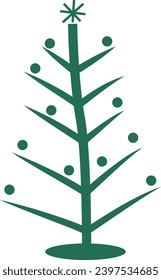 Paquete de ÁRBOL CHRISTMAS, Esquema de árbol, Ornamentos de Navidad, Navidad de árbol, Clip Art de Navidad, Clip de árbol de pino