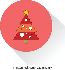 Christmas tree, can be used for icons
