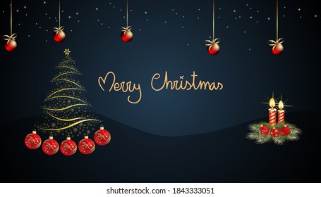 Christmas tree and candle design models