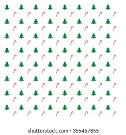 christmas tree and candy