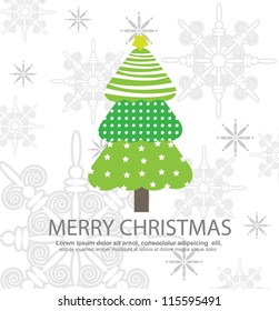 christmas tree card