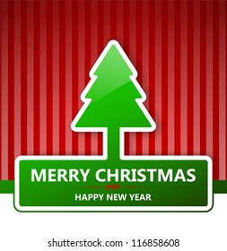 Christmas tree card