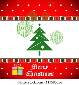 Christmas tree card