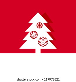 Christmas tree card