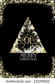 Christmas tree card