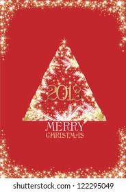 Christmas tree card