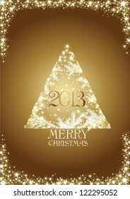 Christmas tree card
