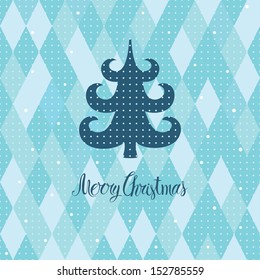 Christmas tree card