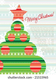 Christmas tree card