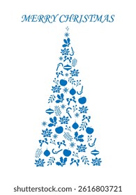 It is a Christmas tree card.