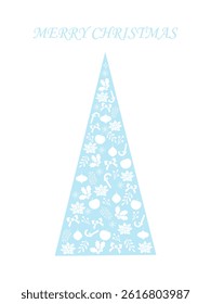 It is a Christmas tree card.