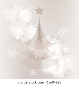 tarjeta de árbol de Navidad