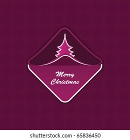 Christmas tree card