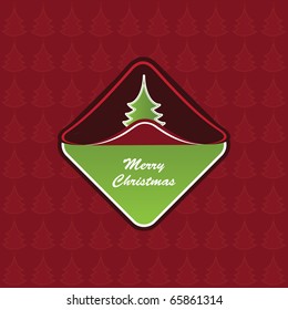Christmas tree card