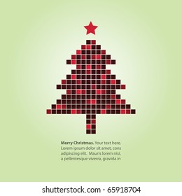 Christmas tree card
