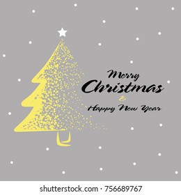 Christmas tree card