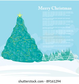  christmas tree card
